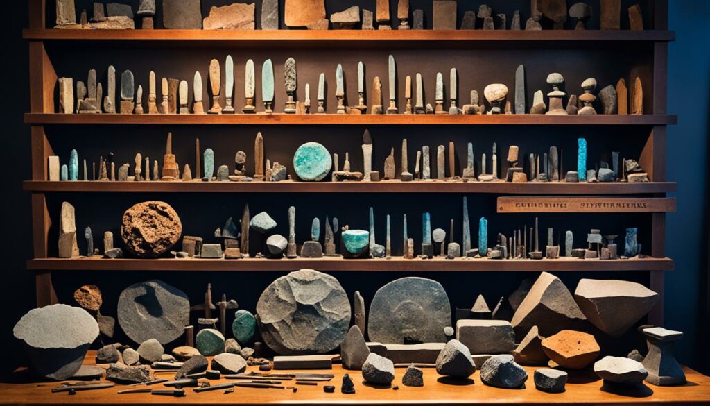 Archäologie und Mineralien im Museum