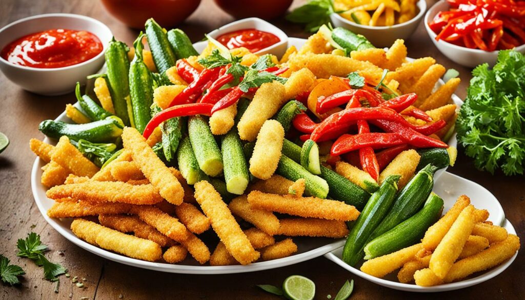 Fingerfood Rezepte, frittiertes Gemüse
