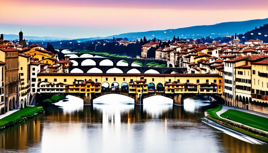 Ponte Vecchio über den Arno