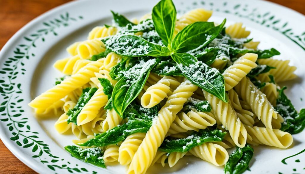 Strascinate Pasta und Cime di Rapa