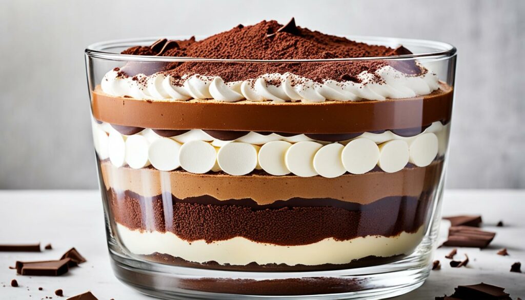 Tiramisu schichten