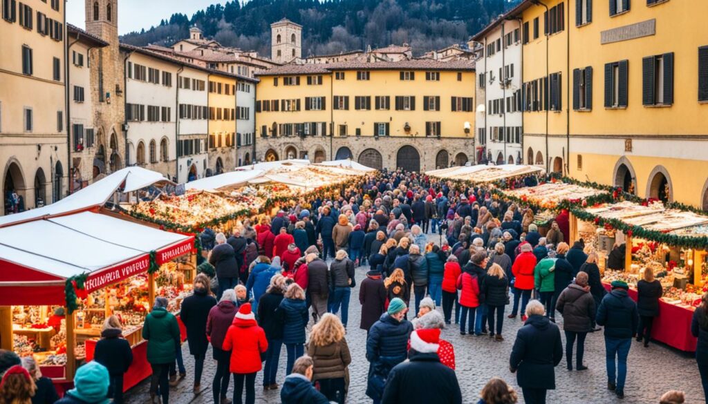 Weihnachtsmarkttour in Arezzo